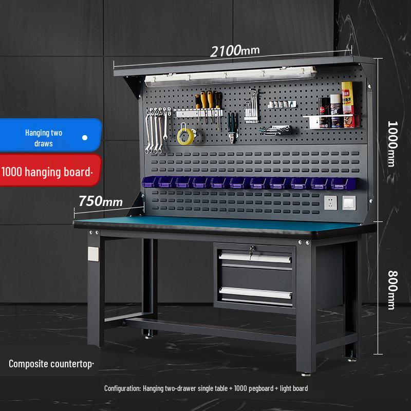 Heavy-Duty Stainless Steel Anti-Static Workbench for Laboratory and Workshop Use