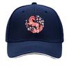Lunar New Year Asian Horse Blossom Art Sandwich Baseball Cap Sun Cap Outdoor Workouts Hat