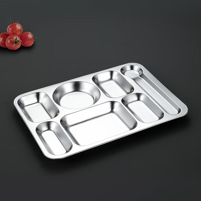 304 Stainless Steel Divided Lunch Tray