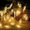 2.2M/5.4ft Battery Powered 20LED Pineapple Shape Fairy String Lights For Home Wedding Party