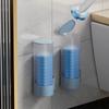 Disposable Toilet Brush Cleaner With Long Handle Bathroom Cleaning Sponge Brush With Replaceable Brush Head Toilet Accessories