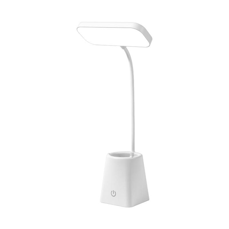 LED Desk Lamp with Pen Holder - Ideal for Reading, Studying, Dorms, and Bedside - Creative Gift Idea