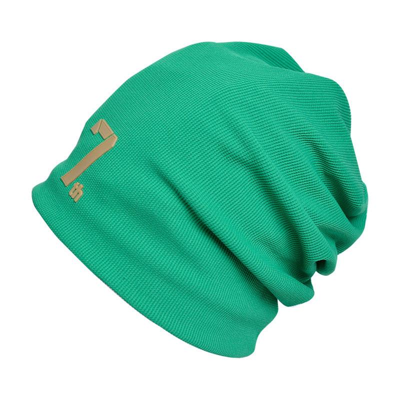 Fashionable Knit Hat With Breathable Cotton For Casual Urban Style