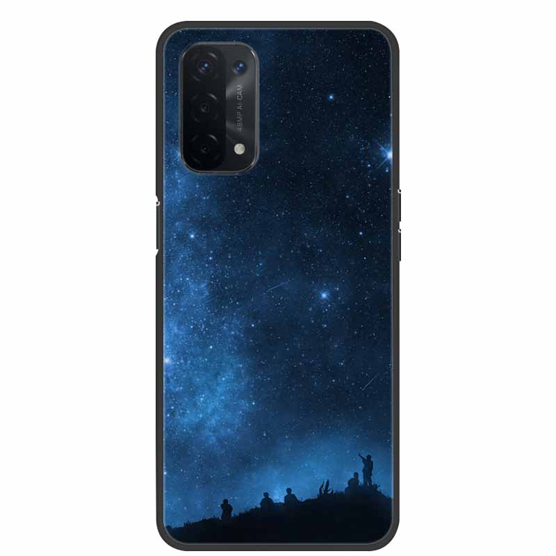 For Oppo A54 5G Case Marble Soft Silicone Back Case for Oppo A55 5G Phone Cover OppoA54 A54 A55 4G 5G 2021 Coque Funda Bag