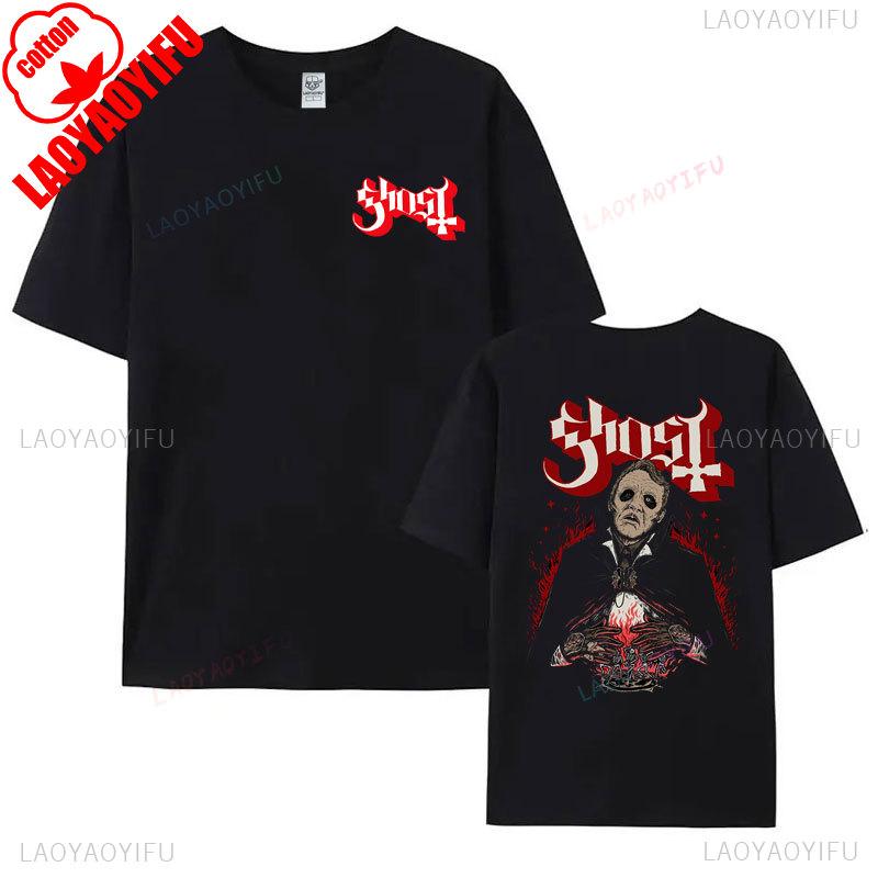 New Men T-shirt Ghost BC  Swedish Heavy Metal Band Fan Shirt Tshirt Women T Shirt Summer Cotton Casual Hipster Streetwear Tops