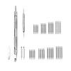 37Pieces Watch Band Adjustment Tool Kits with Double Head Designs and Multiple Size Tip Replacement for Link Removing