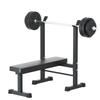 Banc de musculation réglable multifonctionnel avec support pour barre