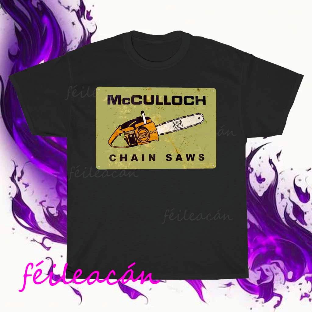 

Brand New McCulloch chainsaw logo American T-Shirt Funny Size S to 5XL 4XL