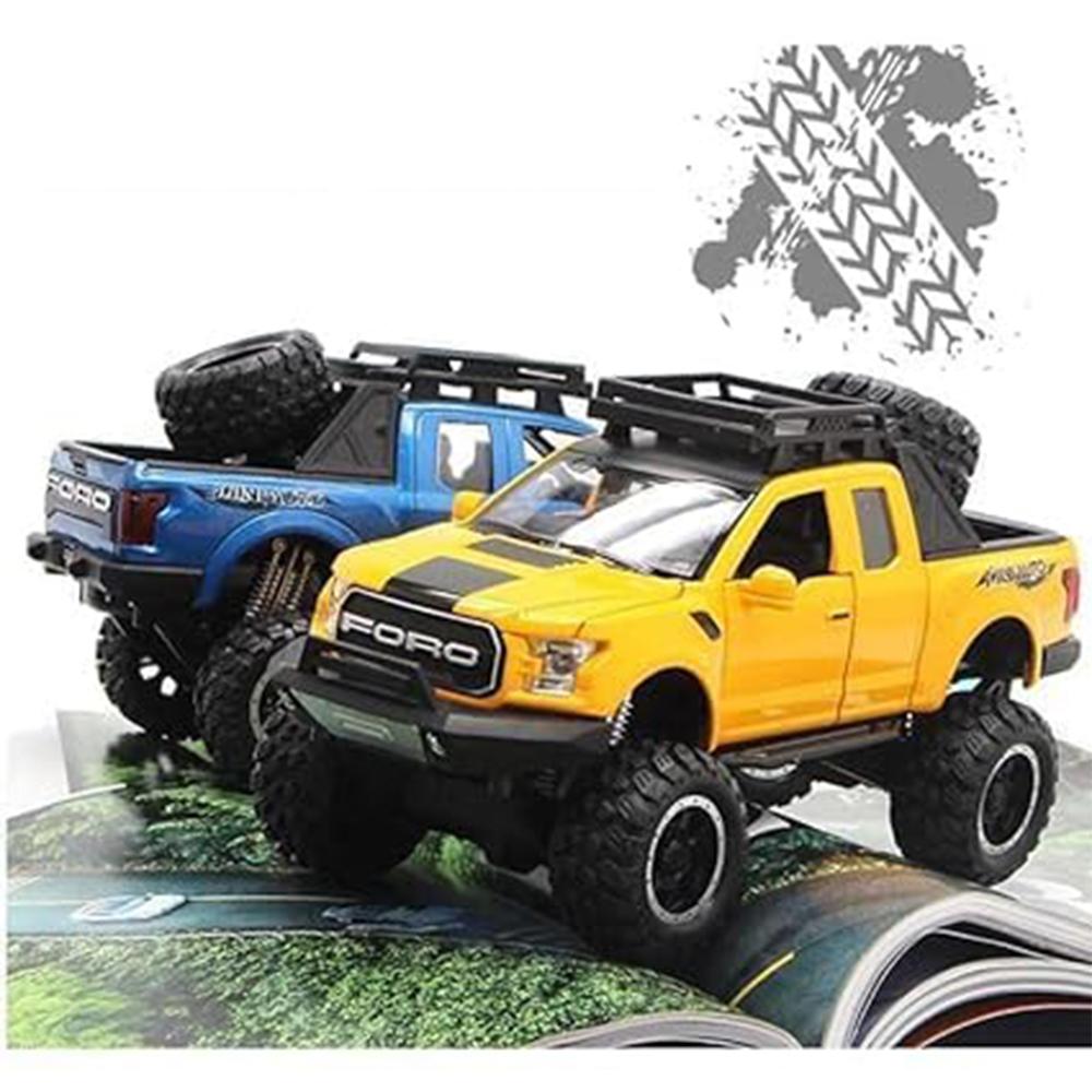 1/32 Scale Toy Pickup Truck for Boys - Ford F150 Toy Trucks Die-Cast Model Cars with Sound and Light, Toy Cars for 3+ Year Old Boys Girls