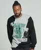 TENER 3Pcs Oversized Rugby Sweatshirt Black