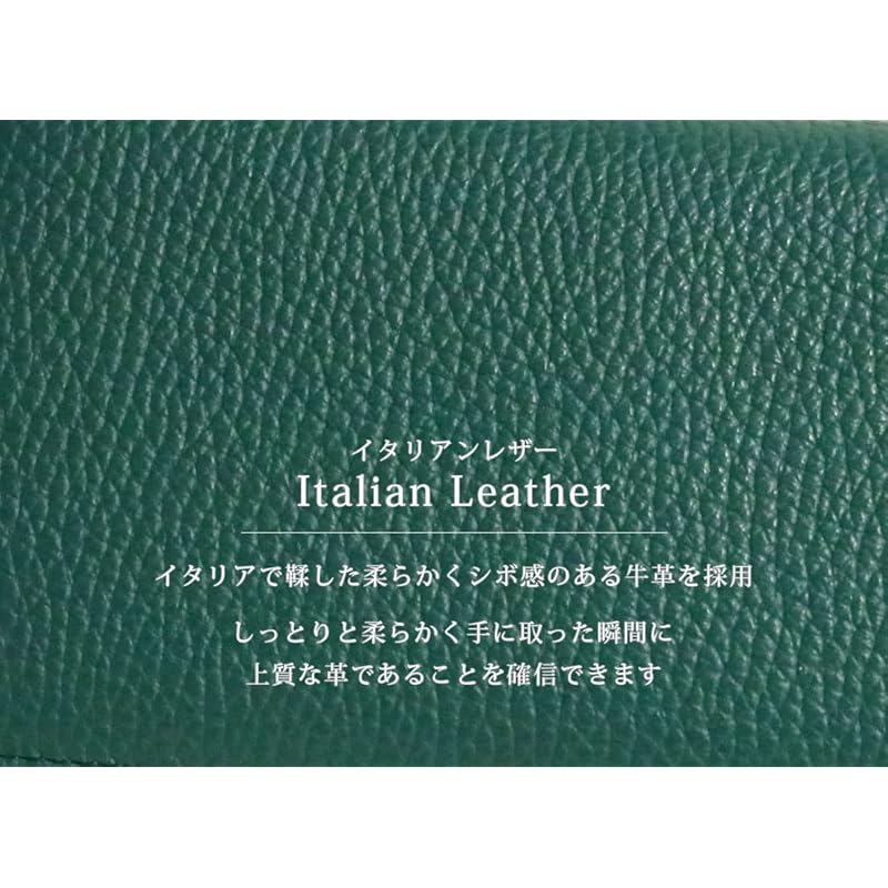 [Berkut] green trifold wallet men's Popularity genuine leather large capacity italian leather ladies compact trifold wallet mini wallet 1071040-F-130a