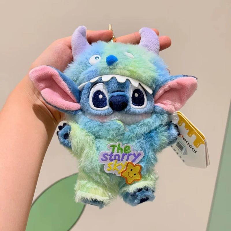 Disneys Stitch Cute Plush KeychainA Stitch Plush Bag Charm Accessory and Car Key Chain Perfect As A Holiday Gift or Toy