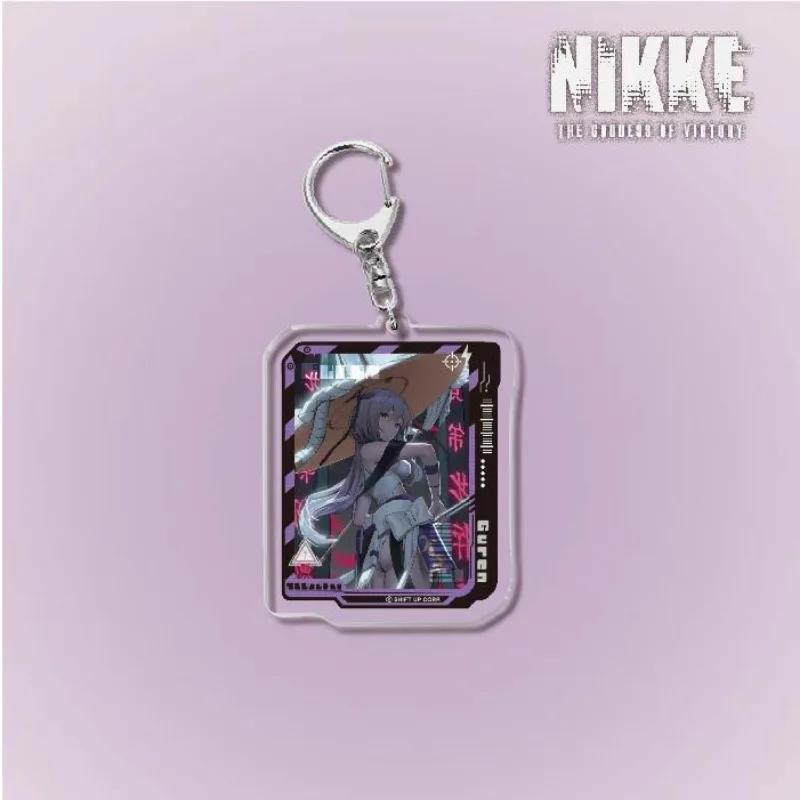 

KeyChain Men Women NIKKE Key Chain Acrylic Key Ring The Goddess of Victory Keychains Pendant Party Kids Gift Accesorios Jewelry