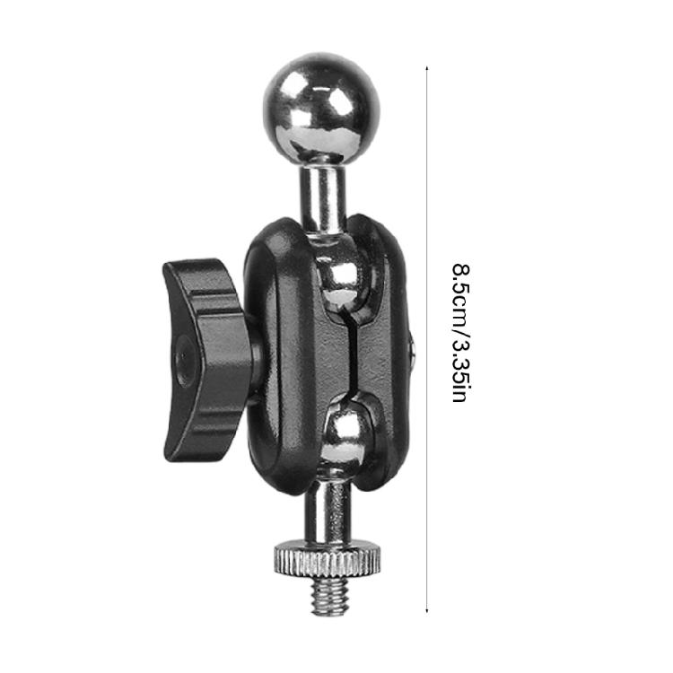 Angle Adjustable Ball Joint Mount 1/4 Inch Male Thread To 17mm Twirling Base For Webcams Tablets Stand Accessories