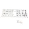 White Expandable Closet Tension Shelf No Drill Telescopic Wardrobe Tension Shelf Organizer Divider