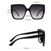 Vintage Oversized Square Sunglasses Women For Men Classic Big Frame Trending Sun Glasses UV400 Luxury Brand Designer Eyeglasses