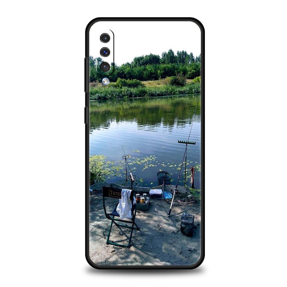 fishing Phone Case For Samsung A54 A52 A24 A14 A50 A70 A10 A30 A40 A20S A20E A06 A02S A12 A22 A34 A42 A32 5G A04s A16 Cover