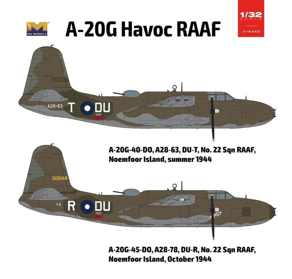 HK Models Australian Havoc RAAF Plastic Model 01E042 1/32 A-20G (Airplane)