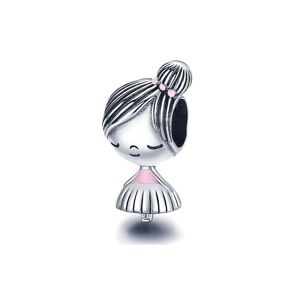 Charms Plata Kimono Girl Pendant Copper Colors For Charms Copper Colors Original Bracelet For Jewelry Making