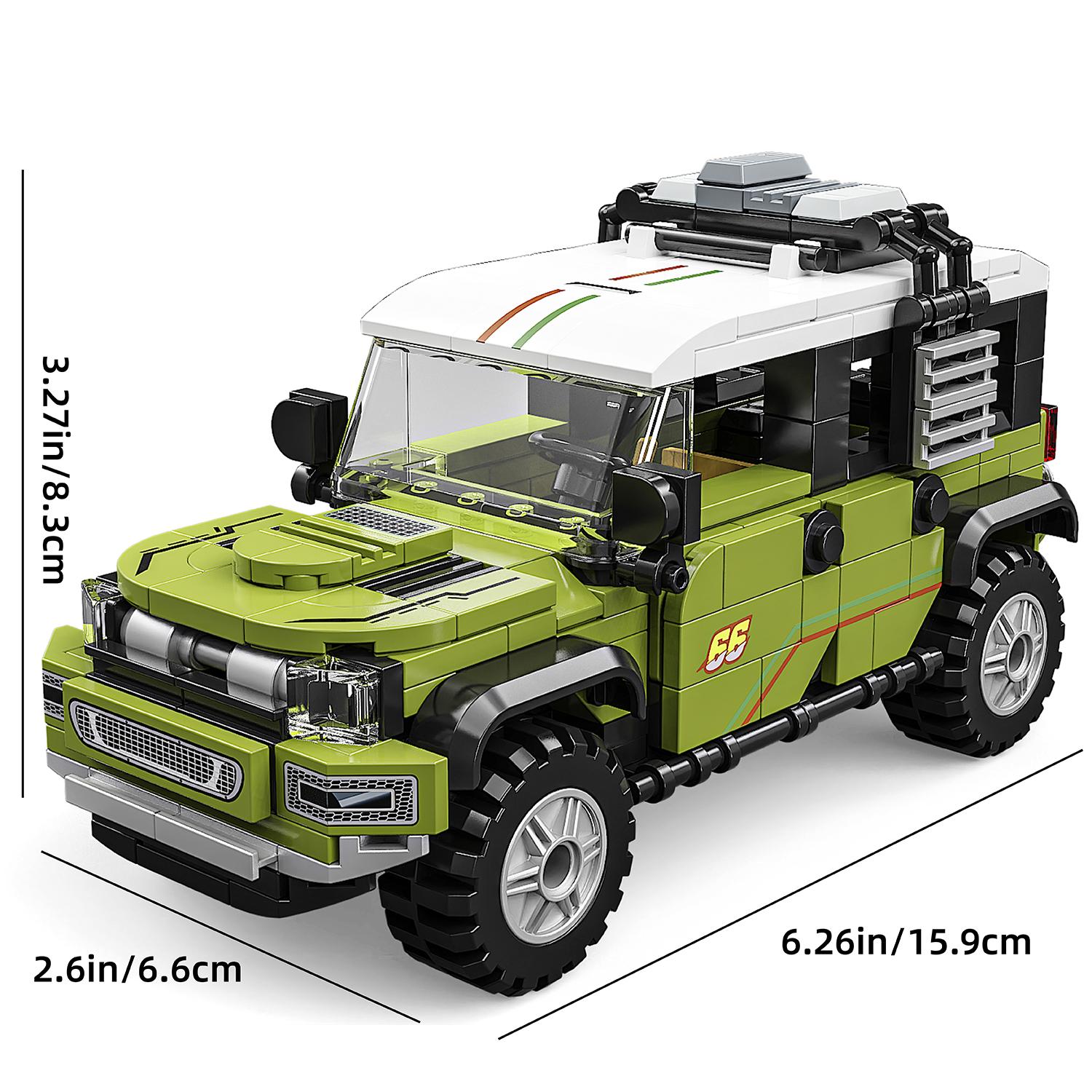 316+Pcs Off-Road Transport Vehicle High-Standard Construction-Set High-Standard Construction-Blocks High-Standard Sports City-District Suv Car