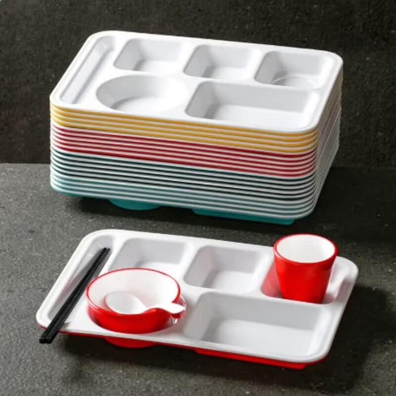 Lefanjie Melamine Divided Canteen Plate