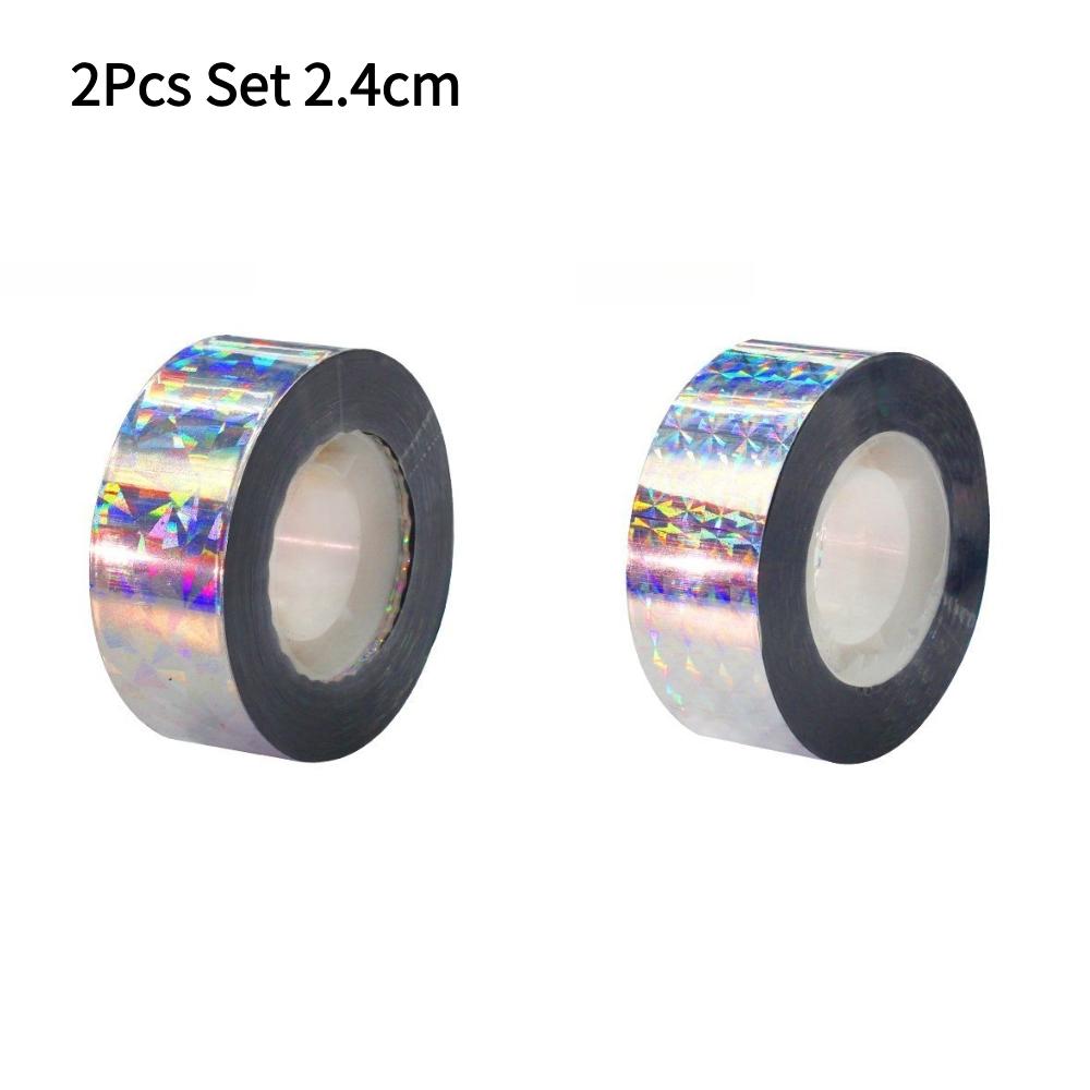 1Pcs 80M Double-Sided Reflective Bird Repellent Tape Holographic Scare Ribbon Laser Deterrent for Pigeon Fox Bird Control Garden