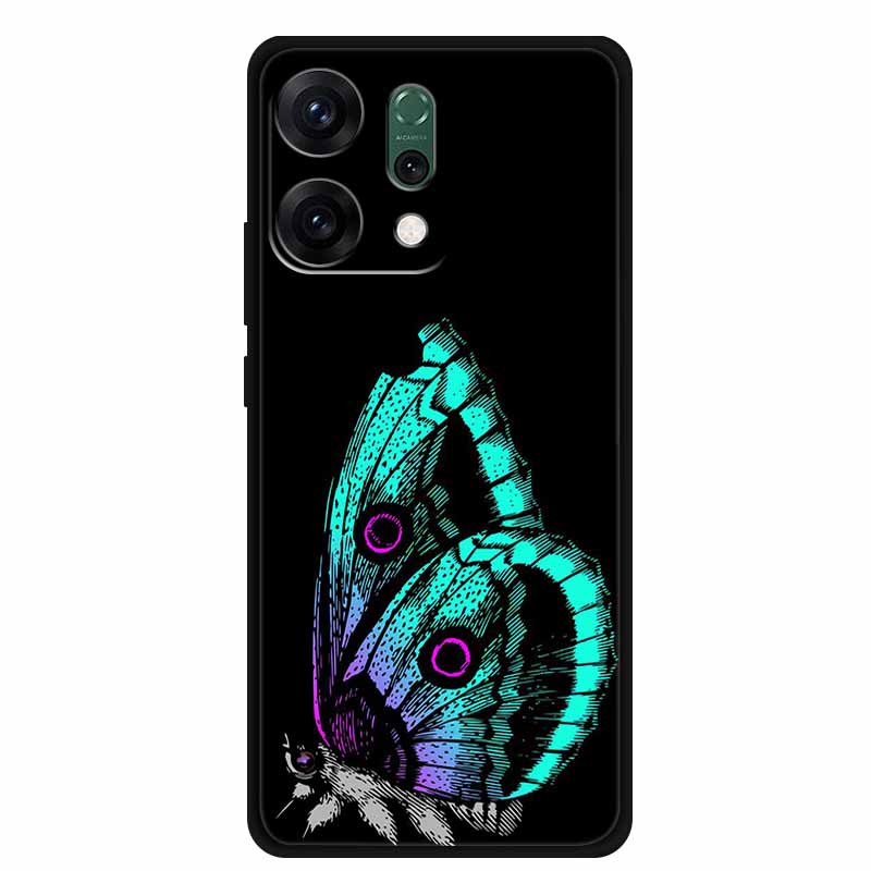 Für Oppo Reno 14 Pro Hülle Cartoon Muster Weiches Silikon TPU Hüllen Für Oppo Reno14 Pro Handyhüllen Neues Reno 14Pro CPH2739 Fundas