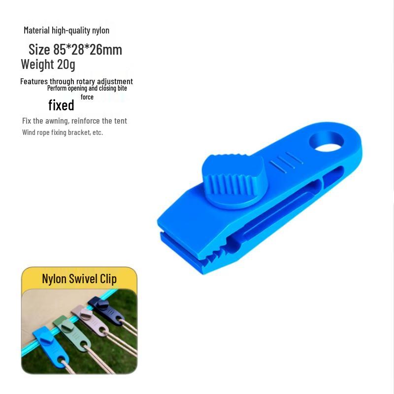 

Heavy-Duty Nylon Tent & Tarp Clips