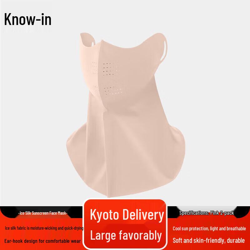 Ice Silk Sun Protection Half-Face Mask