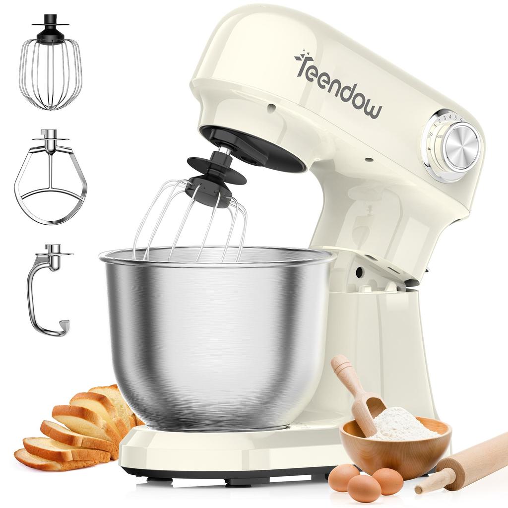 TEENDOW SM-B03 Home Food Processor,1500W,12 speed settings,extra-large 5L capacity,304 stainless steel bowl,food-grade accessories.