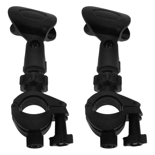 Alasum Microphone Clip Holder, Set of 2, Universal Microphone Stand/Handheld Microphone Extension Clip, U-Shaped Microphone Clip