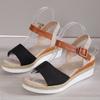 Fashion Summer Shoes Sandals Women Soft Sandals Ladies Slip On Sandals For Women Wedge Ladies Shoes Plus Size Footwear Slipper Female