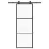 VidaXL Sliding Door with Hardware Kit 76x205 Cm ESG Glass, Sliding Door On Rail, Sliding Door 3332803