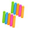 7cm 10 Pieces Sealing Clips Plastic Snack Bag Sealers Organizer Clamps Reusable Seal Accessories Gifts Color Random