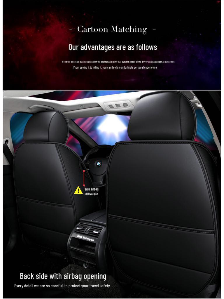 Four Seasons Leather Car Seat Cushion 2016 Model for Tiida - Full Wrap Design