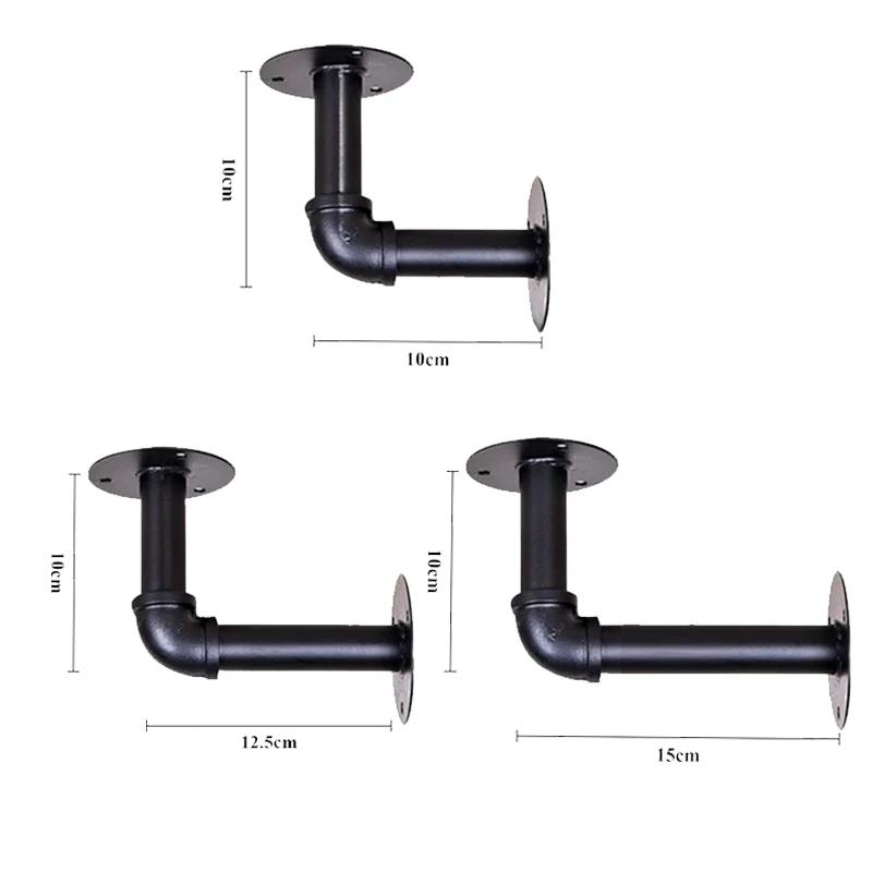 

Industrial Style Bracket Wall High Load-bearing Water Pipe Brackets Hanging Baffle Support Luxury Living Room Decorations