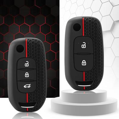 Silikonový kryt na klíček do auta pro Renault Sandero Stepway Logan 2 clio 5 Arkana captur Kadjar daster twingo trafic kwid