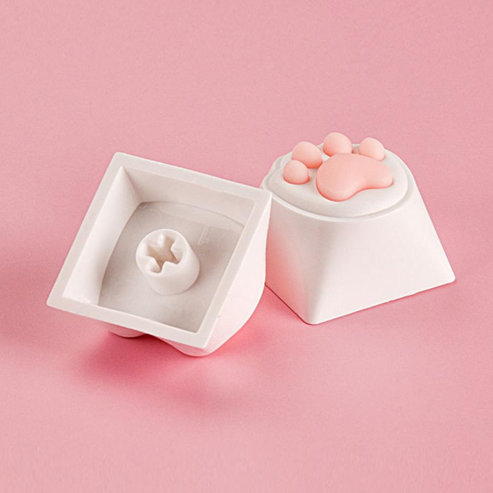 4Pcs 3D Cute Soft Cartoon Keycaps Replace for Cherry MX Gaming Mechanical Keyboard Keycap Keys Anime Custom Key Caps