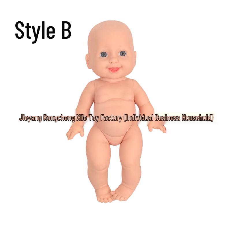 30CM 12-Inch Realistic Reborn Baby Doll - Soft Rubber, Educational Toy for Kids