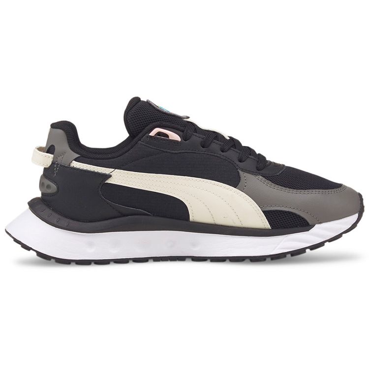 Puma  Wild Rider Downtown Black Ivory Women Sneakers 384417-01