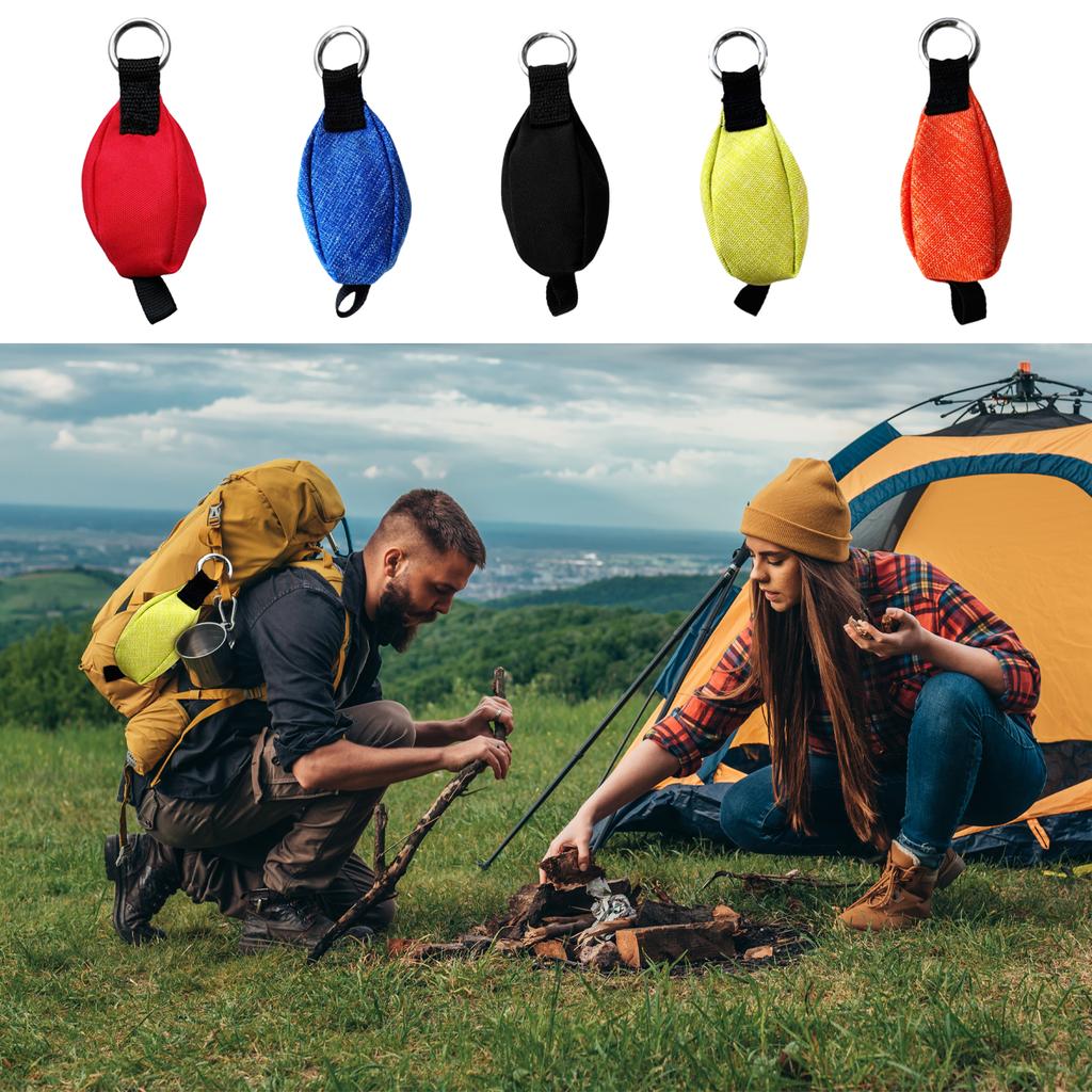 Outdoor Throw Weight Bag 300g Arborist Climbing Rope Bag Multiple Throw Bag for Tree Rock Spelunking Easy to Use