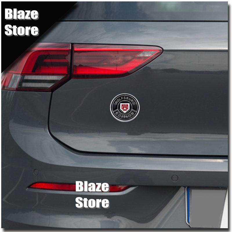 3D Metall Auto Karosserie Kühlergrill Plakette WOLFSBURG EDITION Emblem Auto Aufkleber Für Polo Golf Santana Passat Käfer Touareg
