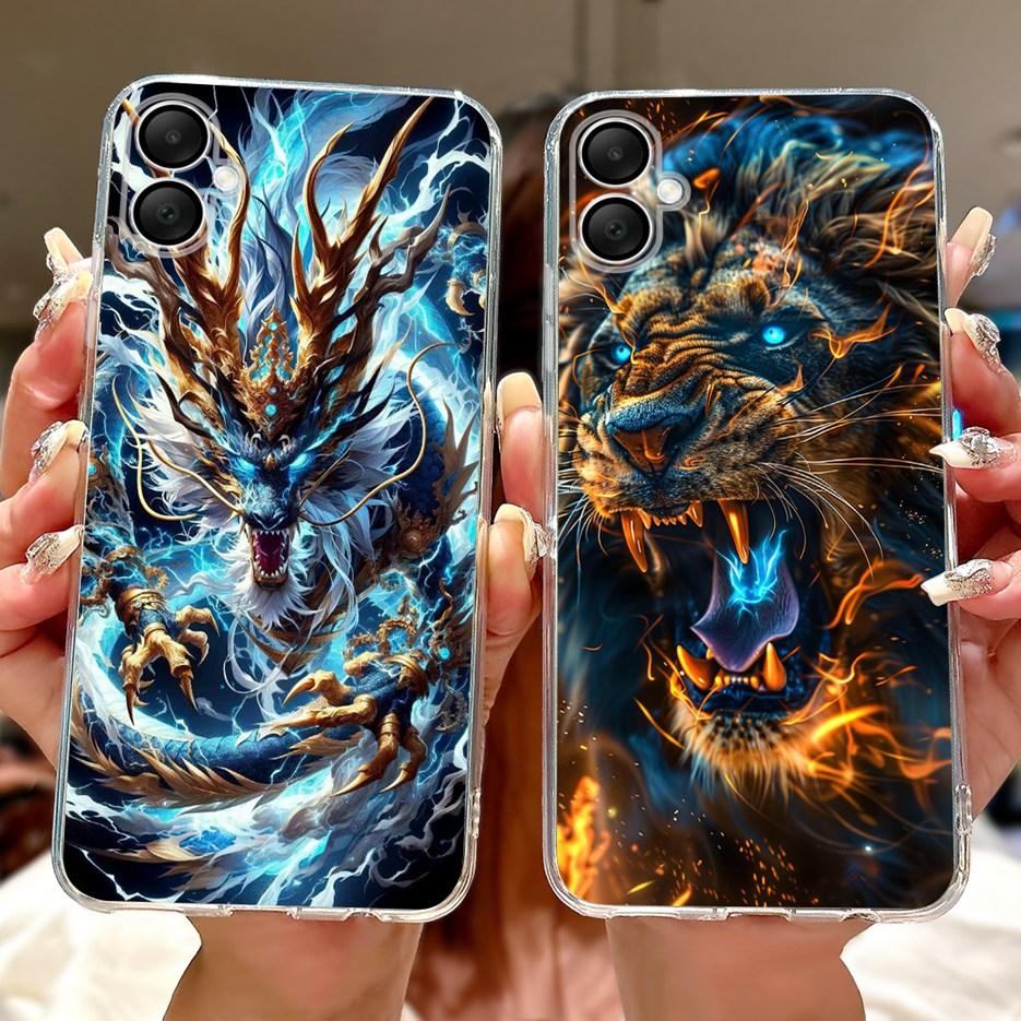 For Samsung Galaxy A06 Case A04 A04e A05 Lucky Koi Fashion Painted Cover Soft Silicone Case For Samsung A06 A 04 Galaxy A05 Bags