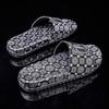 Couple Slippers Fashion Casual Printing One-word Wear-resistant Slippers