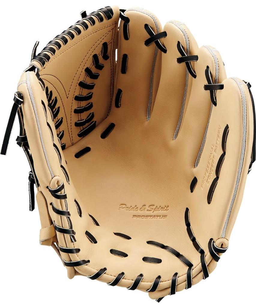 ZETT Pro Status Pastel Size BRGB30271G Pitcher's Glove, B/Black (3219), 5,