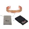 Vinterly Twisted Pure Copper Magnetic Bracelets Benefits Adjustable Open Cuff Jewelry for Women Men 12mm High Magnet Resizable