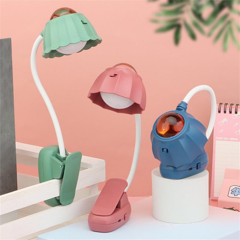 USB Rechargeable Clip- Book Light Book Lamp Adjustable Brightness Reading Lamp for Kids Sleep Aid Lights for Kindle
