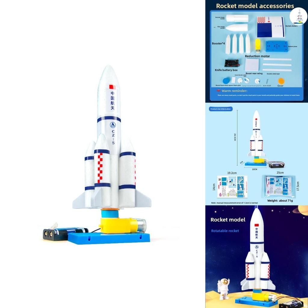 Science Experiment Diy Rocket Model Kit For Childrens Educational Handson Stem Activity