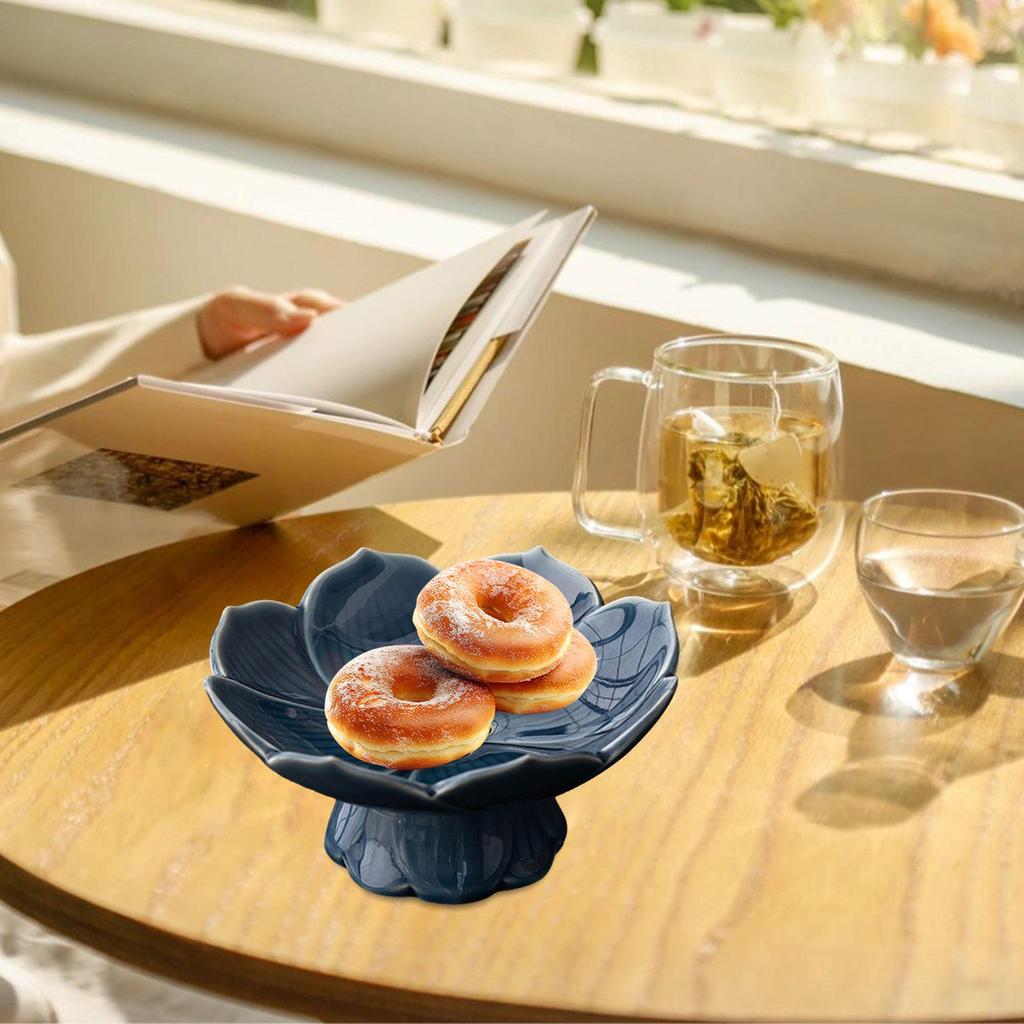 Ceramic Fruit Bowl Multipurpose Vegetable Strainer Specialty Plates Large for Farmhouse Kitchen Countetop Table Centerpiece