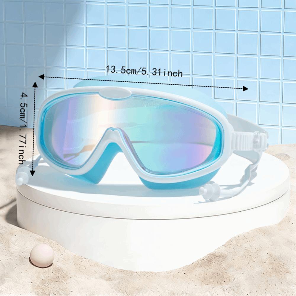 Wide View Big Frame Swim Goggles Anti-Fog Large Frame Swim Goggles Swimming Goggles Swimming